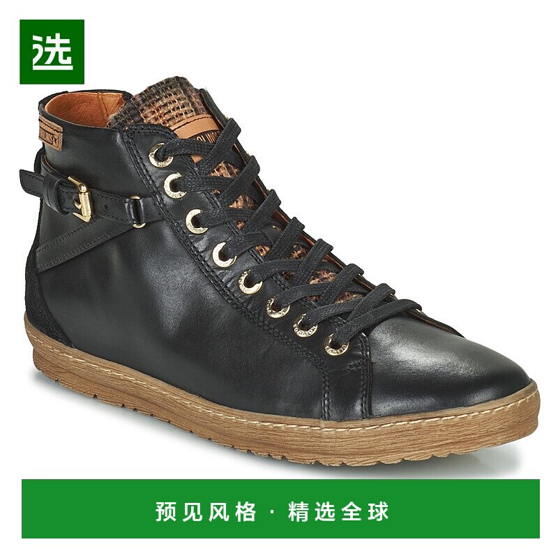 欧洲直邮Pikolinos 派高雁 女士 高帮板鞋 LAGOS 901厚底