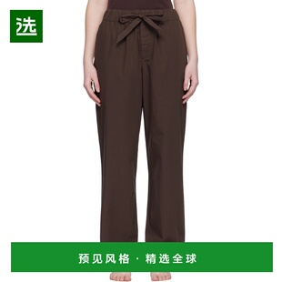 1h可退 香港直邮Tekla 女士 棕色睡裤 PPLPANTS137 brown棕色 舒
