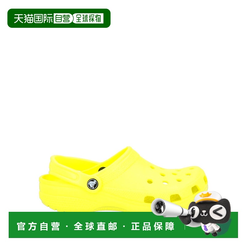1h可退 香港直邮Crocs 卡骆驰 女士 Mules 木屐 yellow黄色 舒适