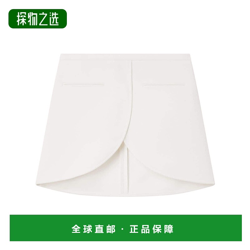 香港直邮Courreges 不对称半身裙 224CJU171PL0007