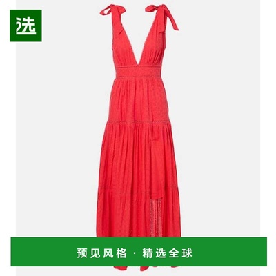 1h可退 香港直邮Poupette St Barth 女士 棉质连衣裙 red红色 舒