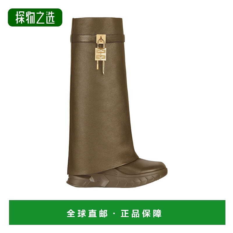 香港直邮Givenchy Shark Lock 长筒靴 BE7031E1L0