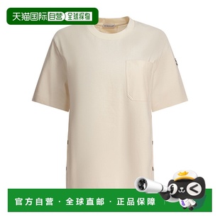 侧边纽扣T恤 1h可退 女士 盟可睐 8C0002089A4U0 香港直邮Moncler