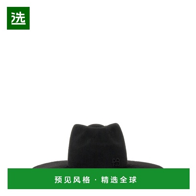 1h可退 香港直邮Ruslan Baginskiy 女士 黑色毛毡帽子 FDR033PF25