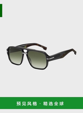 欧洲直邮HUGO BOSS雨果BOSS BLACK 带图案细节灰色醋酸纤维太