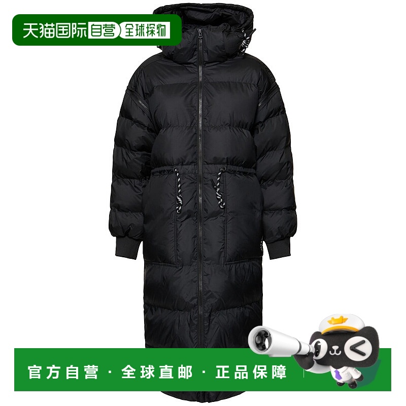 香港直邮adidas 阿迪达斯 女士 尼龙蓬松大衣 black黑色 舒适时尚