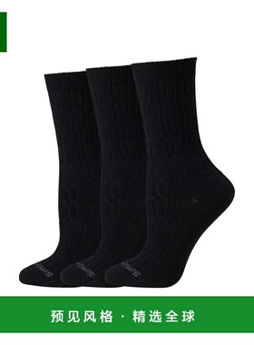1h可退 【美国直邮】Smartwool|Everyday Cable 中筒袜 3 双装