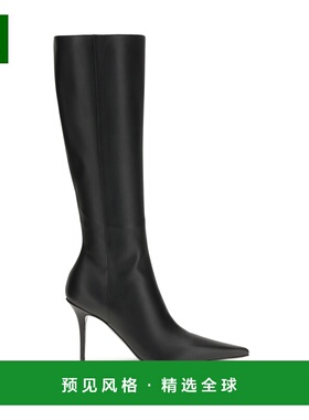 1h可退 香港直邮Amina Muaddi 女士 Barbara 90 靴子 15S365625BA