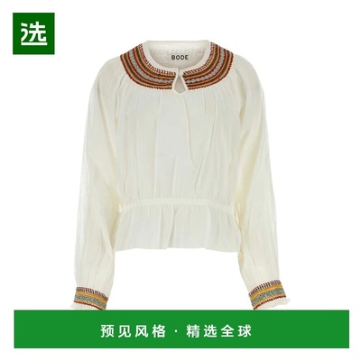 香港直邮BODE 女士衬衫 WRF23SH011CREAMMULTI-0 AW2023 白色