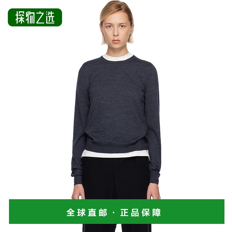 香港直邮Maison Margiela 马丁·马吉拉 女士 蓝色毛衣 S51HL0030