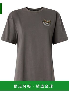 香港直邮PINKO 女士T恤 105526A33FK10 SS2026 灰色 Strepitoso T