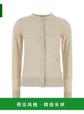 1h可退 香港直邮Burberry 巴宝莉 女士 標誌刺繡紐扣開襟衫 81031