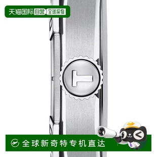 歐洲直郵TISSOT 100男士 銀色精鋼表殼石英機芯腕表42mm 天梭