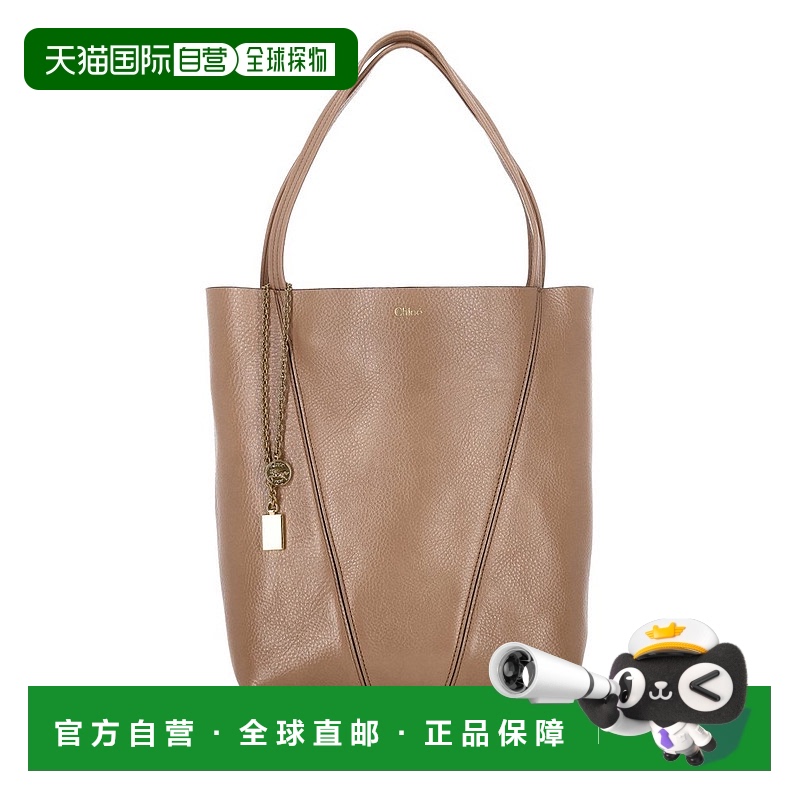 1h可退 香港直邮Chloe 蔻依 女士 Spin Charm 細節托特包 CHC25SS