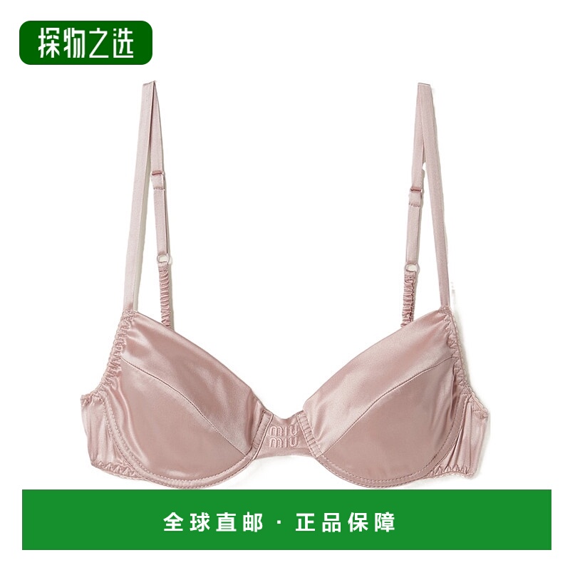 香港直邮Miu Miu 徽标缎面文胸 RG947713RFS232