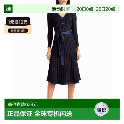 1h可退 【美国直邮】nicole miller 女士 连衣裙时尚高端减龄穿搭