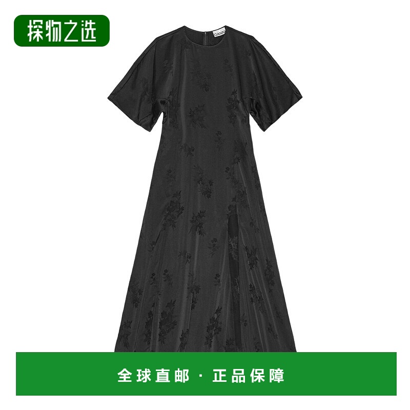 香港直邮Ganni 开衩连衣裙 W0255
