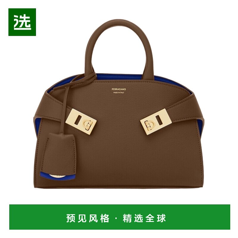 香港直邮Salvatore Ferragamo Hug 双手柄单肩包 215975手提包