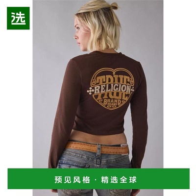 1h可退 【美国直邮】true religion 女士 上装T恤