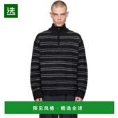 卫衣 1h可退 24234 j海军蓝与灰色条纹毛衣 男装 美国直邮 juun