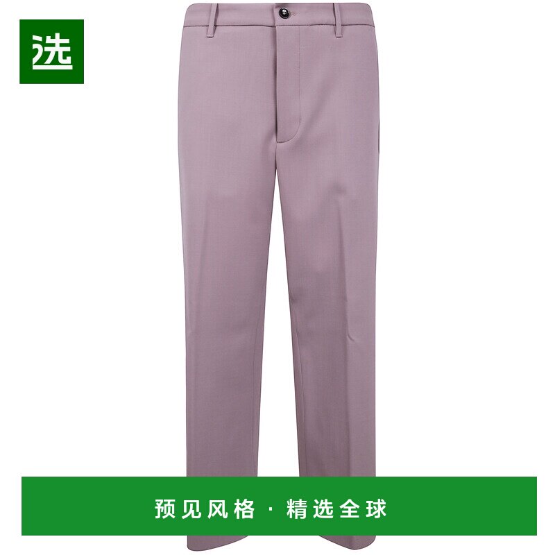 香港直邮NINE IN THE MORNING 男士休闲裤 9FW25AP62ROSEW直筒裤