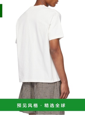 1h可退 香港直邮BODE 短袖T恤 MRS25CS001CREAM