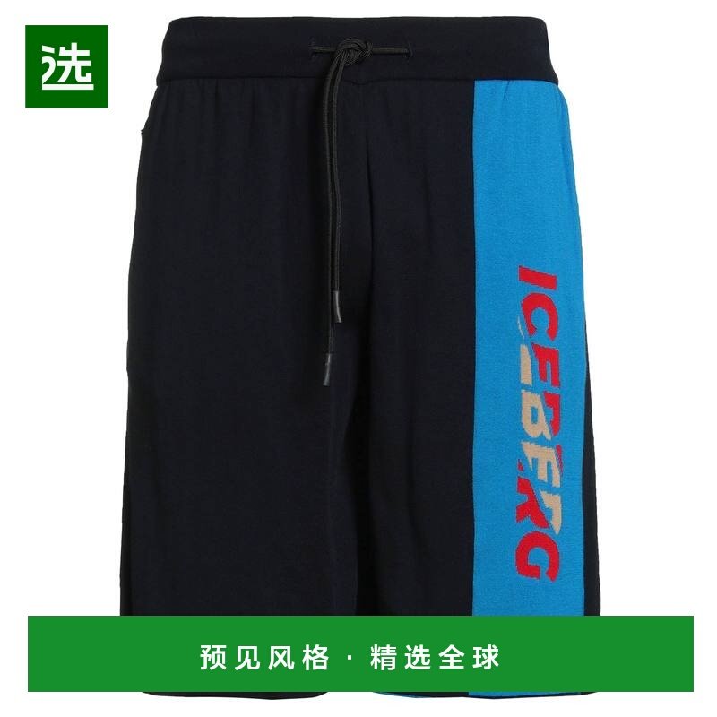 1h可退 香港直邮Iceberg 冰山 男士 短裤 blue蓝色 舒适时尚,男装,休闲裤,淘宝优惠券,粉丝福利购,淘宝优惠卷