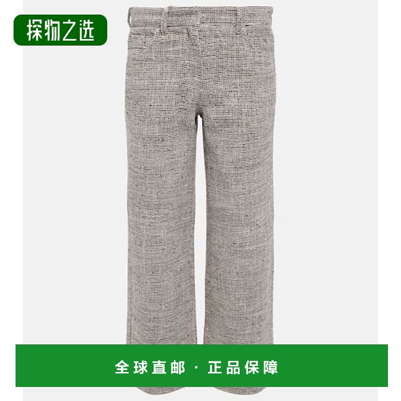 1h可退 香港直邮S-MAXM ARA 女士 Lira 短款棉混纺长裤 001380