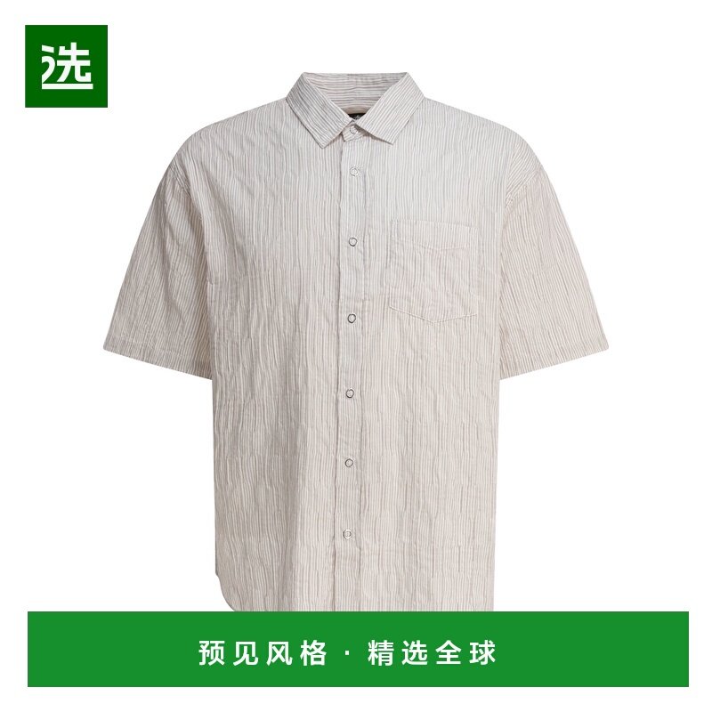 1h可退 香港直邮STUSSY 男士衬衫 11103501002NATURAL SS2025 浅,男装,衬衫,淘宝优惠券,粉丝福利购,淘宝优惠卷
