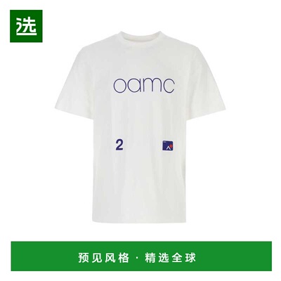 1h可退 香港直邮Oamc 男士 白色棉质宽松款T恤 23E28OAJ10COT0074
