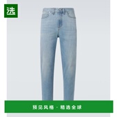 香港直邮Brioni 牛仔裤 布里奥尼 1h可退 男士 修身 blue蓝色 舒适