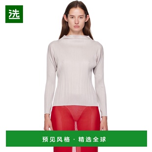 1h可退 香港直邮Pleats Please Issey Miyake 女士 米色 June New
