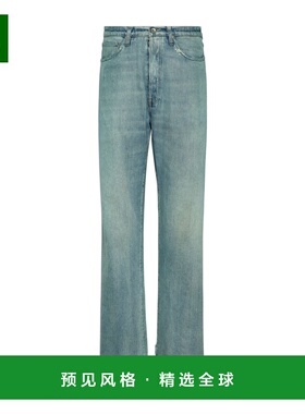 香港直邮Maison Margiela 牛仔裤 搭扣直筒裤S50LA0238S30383