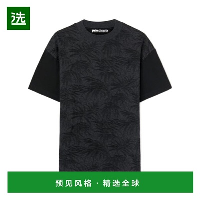 香港直邮Palm Angels 圆领T恤 PMAA001S25FAB001潮牌时尚高级感