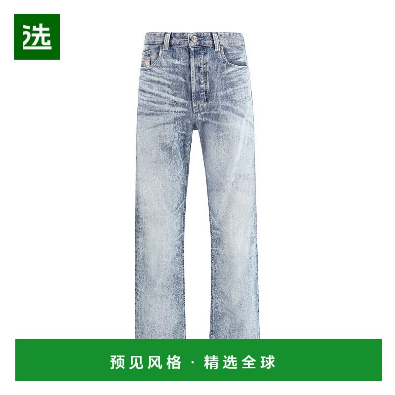 1h可退 香港直邮Diesel 迪赛 男士 2024 D-Macs 常规牛仔裤 A2135