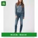 美国直邮 女士 Silver 1h可退 Jeans Suki 中腰曲线直筒牛