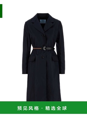 香港直邮Prada 普拉达 女士 RE-NYLON 深蓝风衣 292291SOOO1WQ8