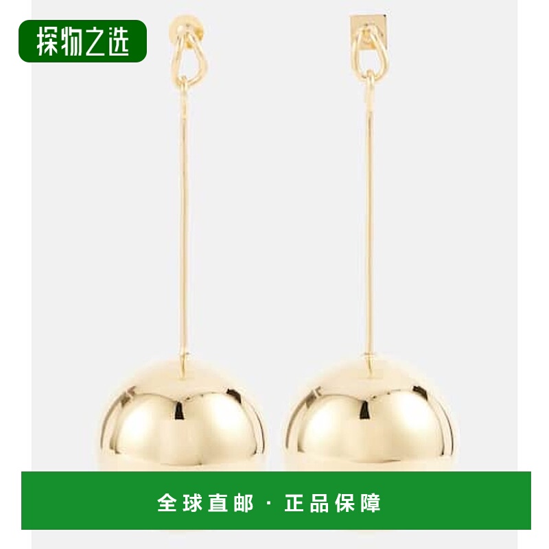 香港直邮Jacquemus 女士 Les Grandes Boucles Nodo 耳环配饰