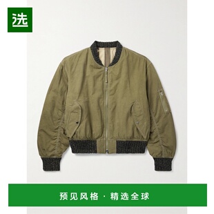 1h可退 香港直邮story mfg 男士 可反穿有机棉质帆布短夹克 SPS26