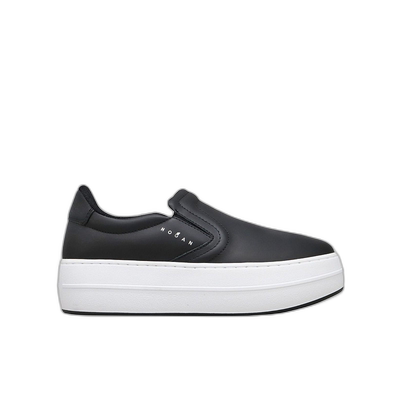 香港直邮Hogan 圆头低帮休闲鞋 HXW6700FK90Q44厚底一脚蹬