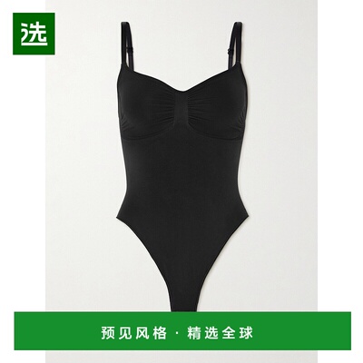 1h可退 香港直邮SKIMS 女士 Sculpt Thong - Onyx 无缝连体衣 BDT
