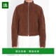 香港直邮Alaïa 女士 绒面革夹克 1h可退 AA9V0382L017B brown棕色