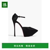 绸缎防水台浅口鞋 1h可退 YIGI 女士 Yigit 香港直邮Amina Muaddi