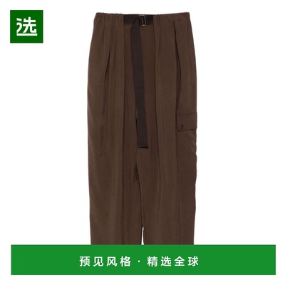 1h可退 香港直邮Alysi 女士 阔腿裤 165152A5228CHOCO brown棕色