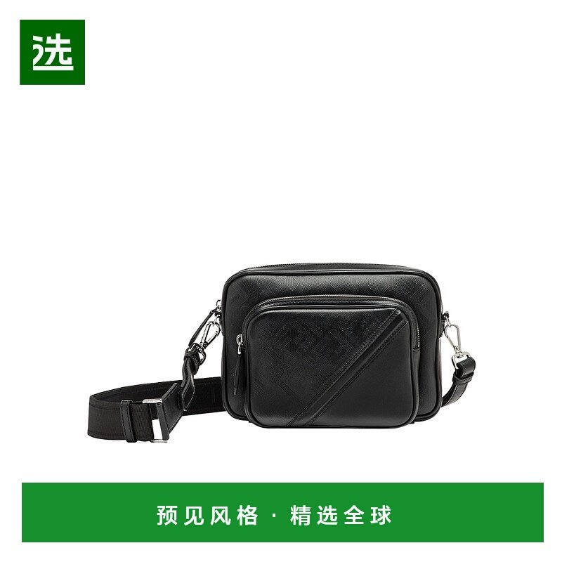 香港直邮Fendi Shadow Diagonal 双相机单肩包 7VA607APDO斜挎包