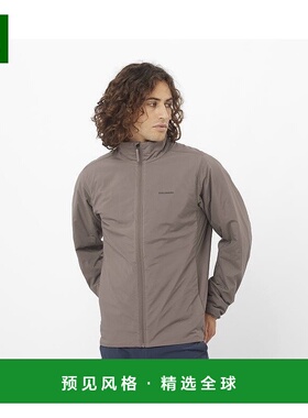 欧洲直邮Salomon萨洛蒙 MOUNTAIN FLEX系列男士聚酯纤铁灰色夹克