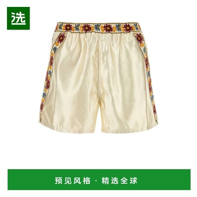 香港直邮BODE 男士短裤 MRS25BT057CRMLT SS2025 白色 Ivory sati