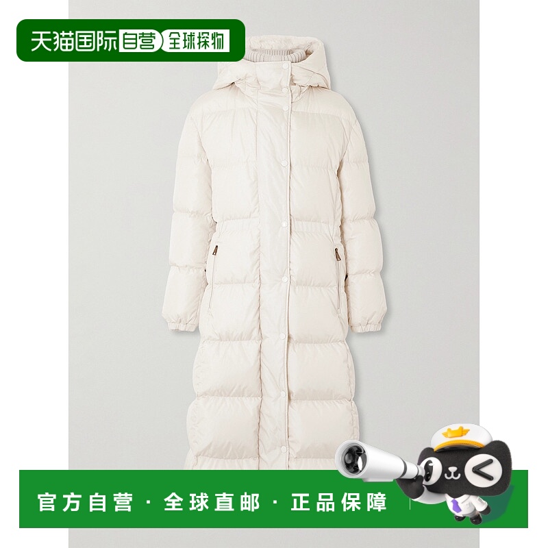 1h可退 香港直邮Moncler 盟可睐 女士 Chamer shell 连帽绗缝羽绒