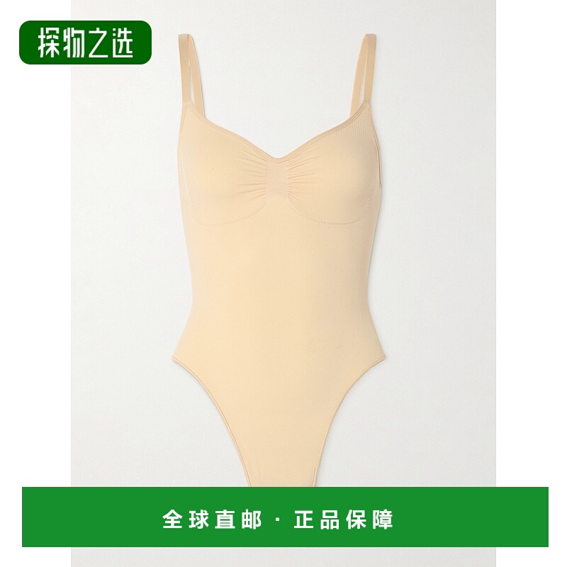1h可退 香港直邮SKIMS 女士 Sculpt Thong 无缝超低背沙色连体衣