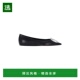 香港直邮Amina Muaddi 女士 1h可退 黑色平底鞋 12S357004CAMNAPP